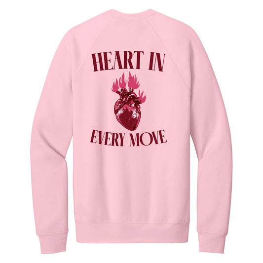 Heart In Every Move Crewneck Sweatshirt